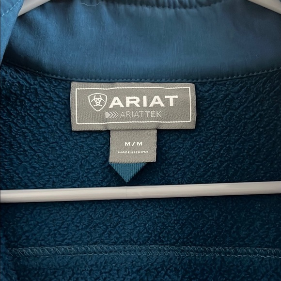 Ariat Blue Softshell High Collar Performance Fabric - Picture 2 of 2